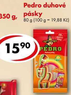 CBA Pedro duhové pásky, 80 g nabídka