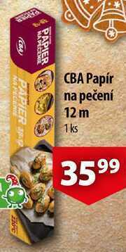 CBA Cba papír na pečení nabídka