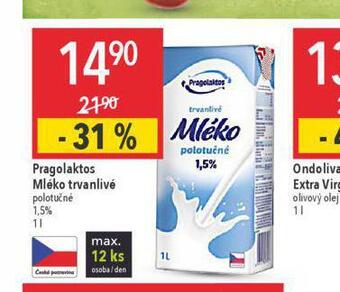 Globus Trvanlivé mléko 1,5% nabídka