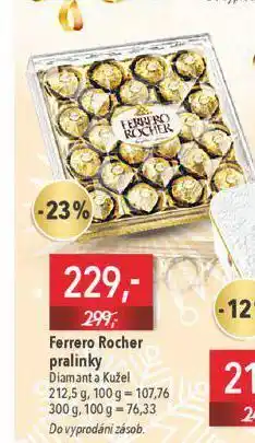 Globus Ferrero rocger pralinky nabídka