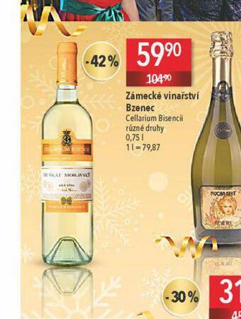 Globus Zámecké vinařství bzenec nabídka