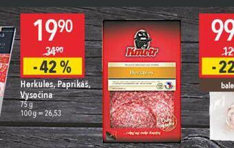 Globus Herkules nabídka