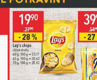 Globus Lay´s chips nabídka