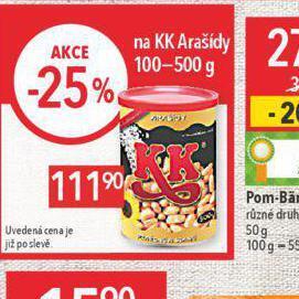 Globus Kk arašídy nabídka