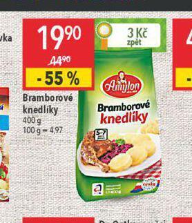 Globus Amylon bramborové knedlíky nabídka