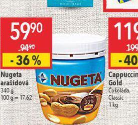 Globus Nugeta arašídová nabídka