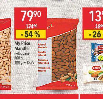 Globus My price mandle neloupané nabídka