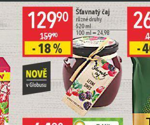 Globus Šťavnatý čaj nabídka