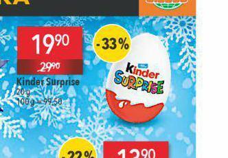 Globus Kinder surprise nabídka