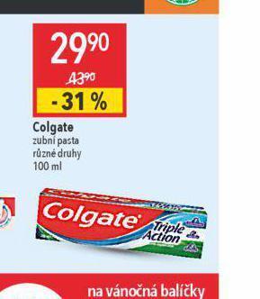 Globus Colgate zubní pasta nabídka
