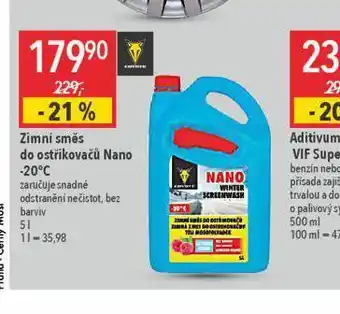 Globus Zimní směs do ostřikovačů nano nabídka