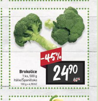 Billa Brokolice nabídka