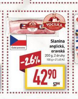 Billa Slanina oravská nabídka