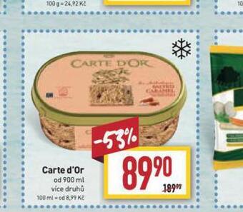 Billa Carte d´or nabídka