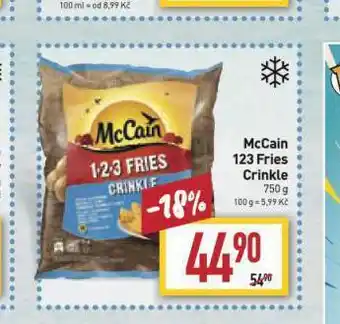Billa Mccain 123 fries crinkle nabídka