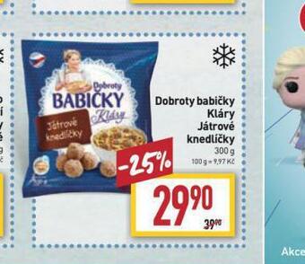 Billa Dobroty babičky kláry játrové knedlíčky nabídka