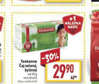Billa Teekanne čaj nabídka