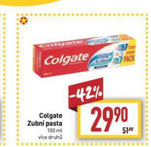 Billa Colgate zubní pasta nabídka
