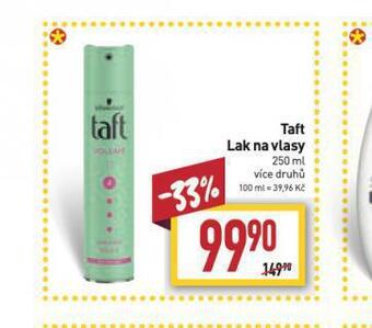 Billa Taft lak na vlasy nabídka