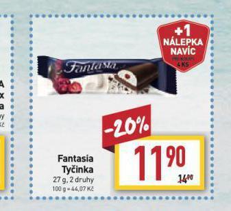 Billa Fantasia tyčinka nabídka