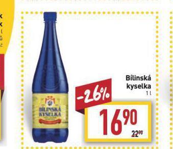 Billa Bílinská kyselka nabídka
