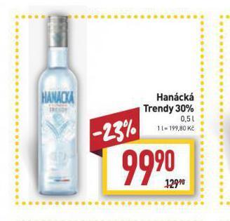 Billa Hanácká trendy 30% nabídka