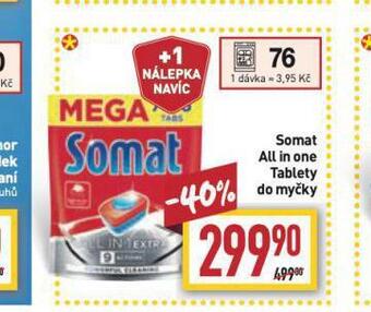 Billa Somat all in one tablety do myčky nabídka