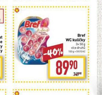 Billa Bref wc kuličky nabídka
