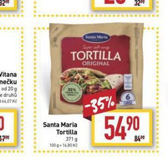 Billa Santa maria tortilla nabídka