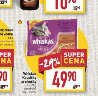 Billa Whiskas kapsičky pro kočky nabídka