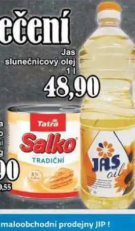 Jip Jas slunečnicový olej 1l nabídka