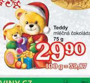 Teddy mléčná čokoláda 75 g