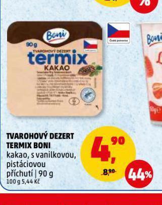 Penny Market Tvarohový dezert termix boni nabídka