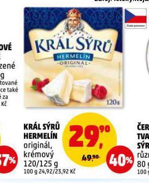 Penny Market Král sýrů hermelín nabídka