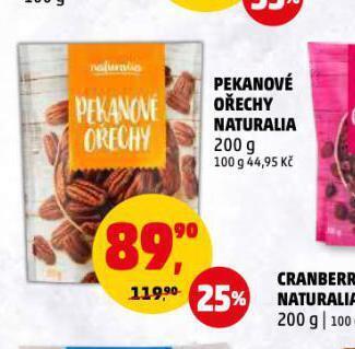 Penny Market Pekanové ořechy naturalia nabídka