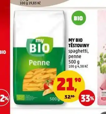 Penny Market My bio těstoviny nabídka