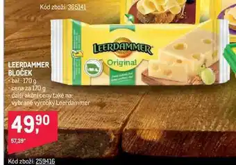 Makro Leerdammer bloček 170 g nabídka
