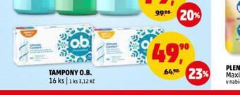Penny Market O.b. tampony nabídka