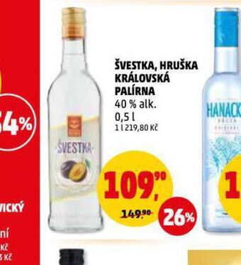 Penny Market Švestka, hruška královská palírna nabídka