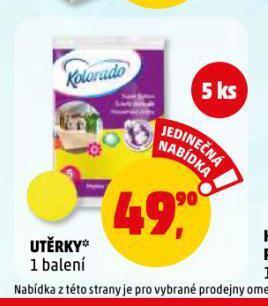 Penny Market Utěrky nabídka