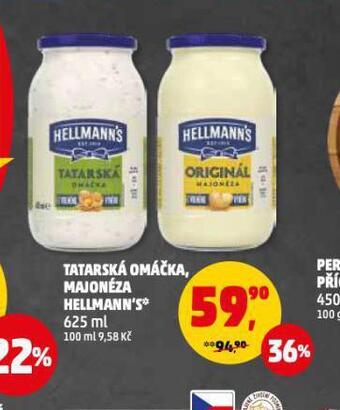 Penny Market Hellmann´s tatarská omáčka, majonéza nabídka