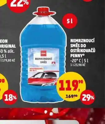Penny Market Nemrznoucí směs do ostřikovačů penny nabídka