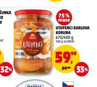 Penny Market Utopenci karlova koruna nabídka