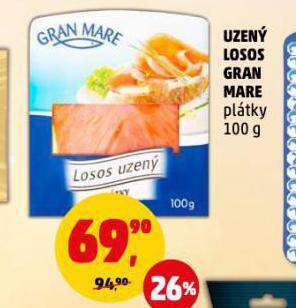 Penny Market Uzený losos gran mare nabídka