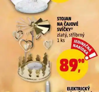 Stojan na čajové svíčky