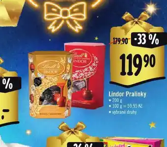 Jip Lindor pralinky nabídka