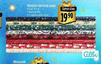 Jip Vánoční dárkový papír nabídka