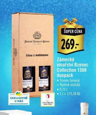 Jip Zámecké vinařství bzenec nabídka
