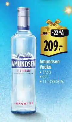 Jip Amundsen vodka nabídka