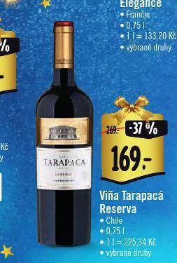 Jip Vina tarapacá reserva nabídka